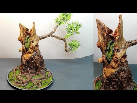 DIY Driftwood bonsai