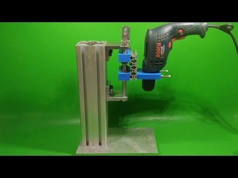 DIY Drill Press Table Homemade Bench Drilling Wood Tools Machine 1