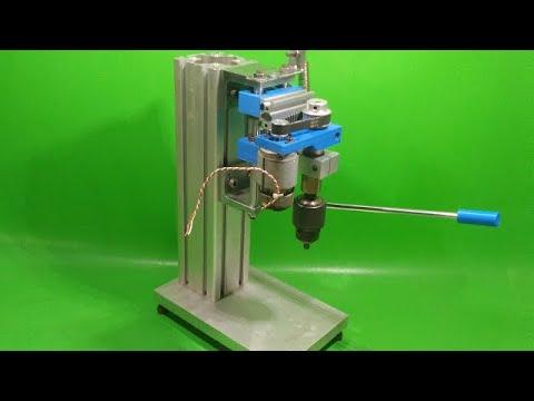 DIY Drill Press Table Homemade Bench Drilling Wood Tools Machine 3