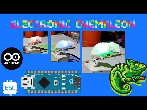 DIY ELECTRONIC CHAMELEON | TCS230 | COLOUR SENSOR | EDISON SCIENCE CORNER |