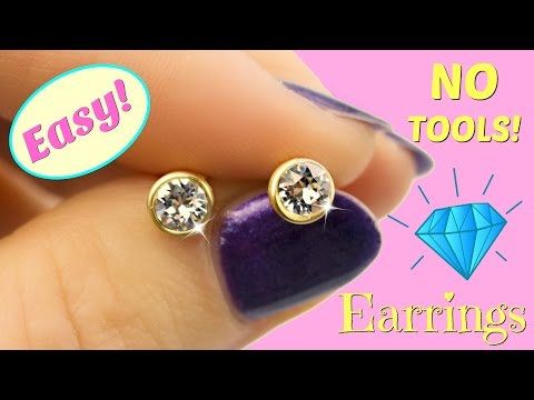 DIY Earrings | No tools! Simple DIY