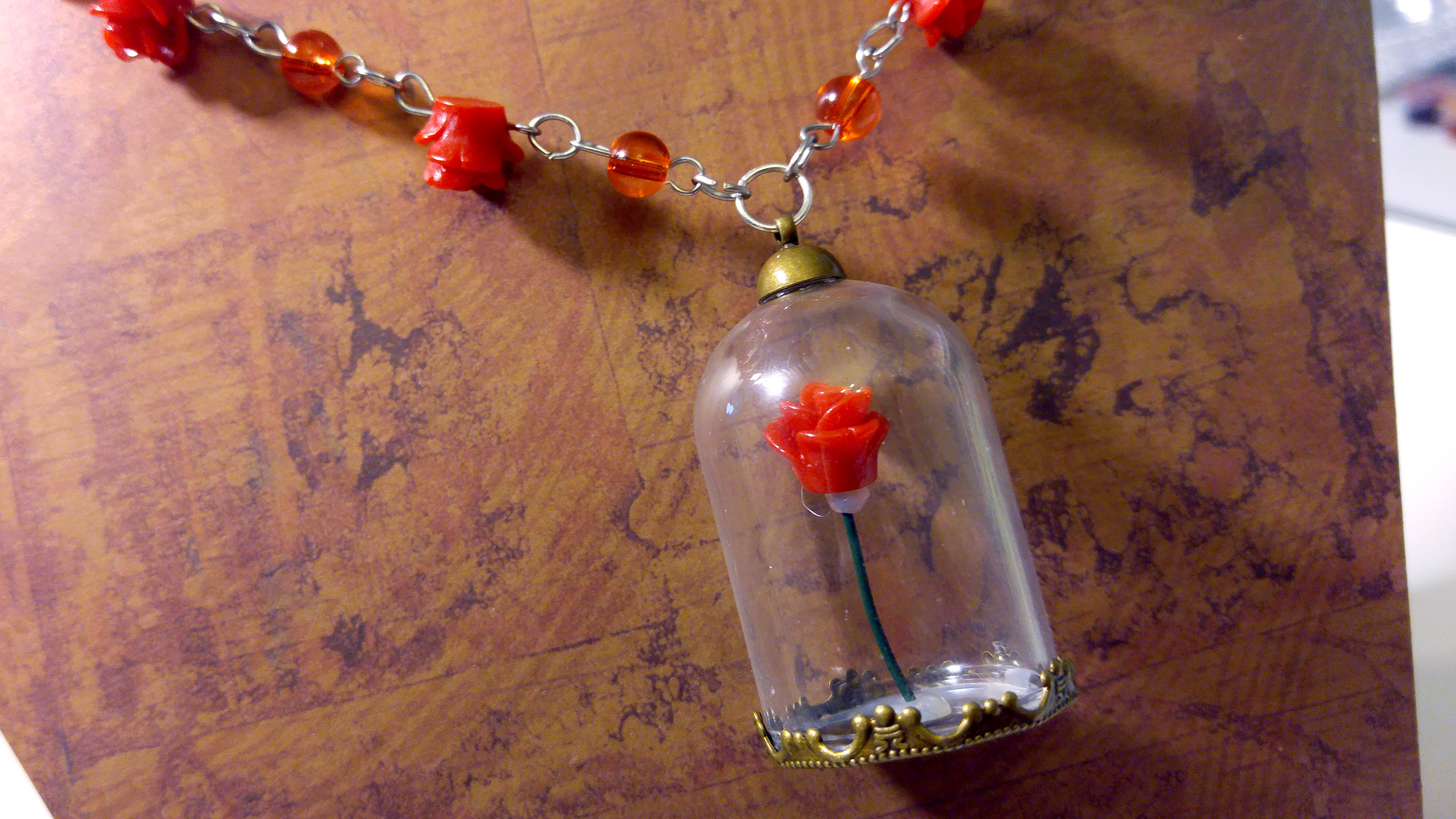 DIY Enchanted Rose Necklace Beauty and The Beast Thumbnail 04.jpg