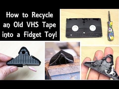 DIY Fidget Toy | Recycle VHS Tapes to Make a Pocket Clicker! | Fun Upcycling Project