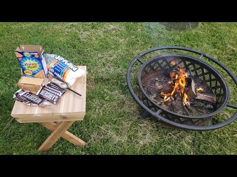 DIY Fireside/Poolside Cedar End Table