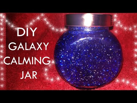 DIY GALAXY CALMING JAR || Calming Jar for Kids (Without Glue)