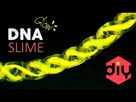 DIY GLOW DNA SLIME !! Neon Clean Slime! - MonsterKids