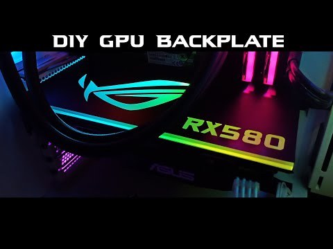 DIY GPU Backplate No Power Tools | INDIA | How To Make