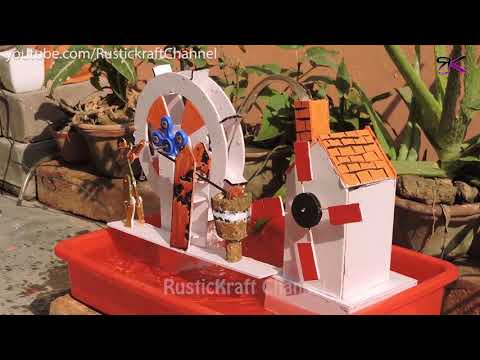 DIY Garden Water Wheel