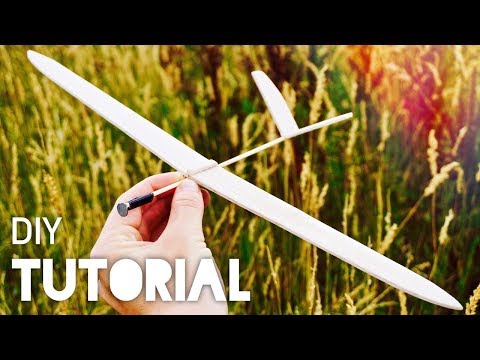 DIY Glider - How To Make an Airplane from a BBQ Skewer