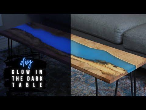 DIY Glow In The Dark Table!