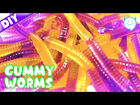 DIY Gummy Worms - Jelly Worms Recipe !!