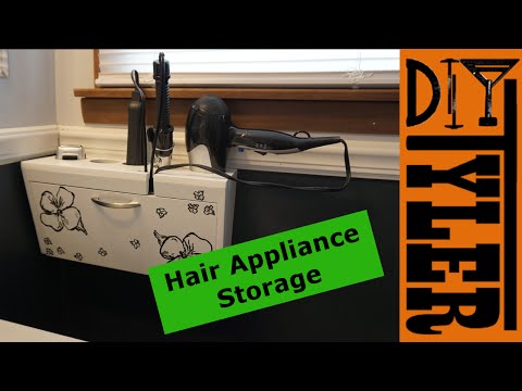 DIY Hair Appliance Storage    025