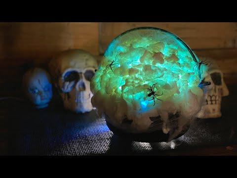 DIY Halloween Cauldron with LEDs