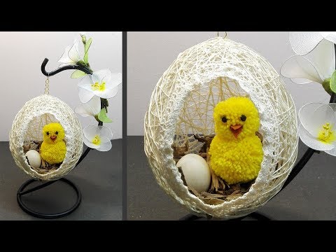 DIY Hanging egg basket