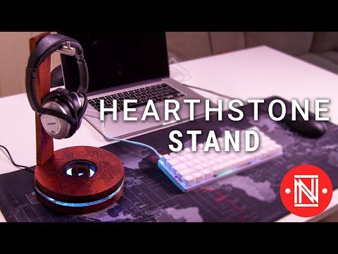 DIY Headphone Stand with USB lights