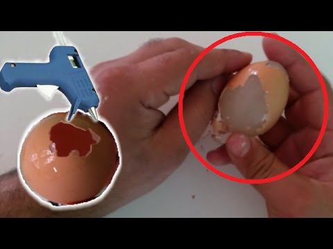 DIY Hot Glue Egg