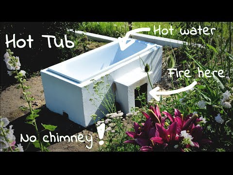 DIY Hot tub - wood fired, cheap (+20 points for relax in the garden)