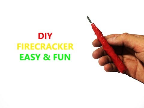 DIY How To Make Firecracker New Methode Simple &amp;amp; Easy