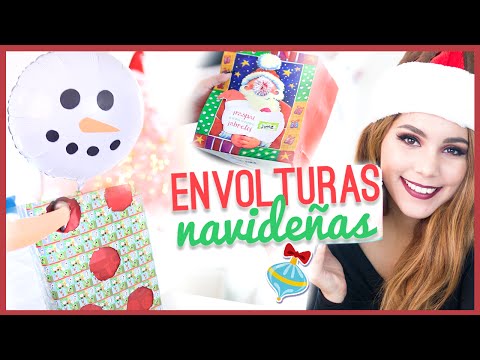 DIY IDEAS de ENVOLTURAS de REGALO NAVIDE&amp;Ntilde;AS originales y creativas + Sorteo &amp;hearts; Jimena Aguilar