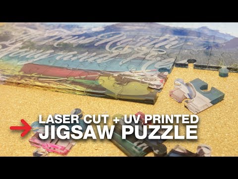 DIY Jigsaw Puzzle | Laser Cut Acrylic Puzzle | Trotec