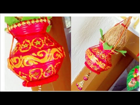 DIY Kalash Door Hanging | DIY Kalash Decoration | Traditional Door Hanging | DIY CraftsLane