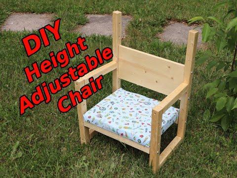 DIY Kid Chair (Height Adjustable)