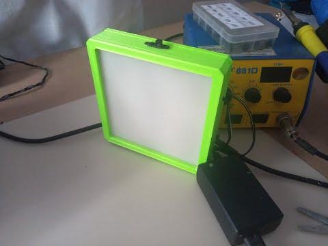 DIY LED PANNEL - Photography light from salvaged LED's