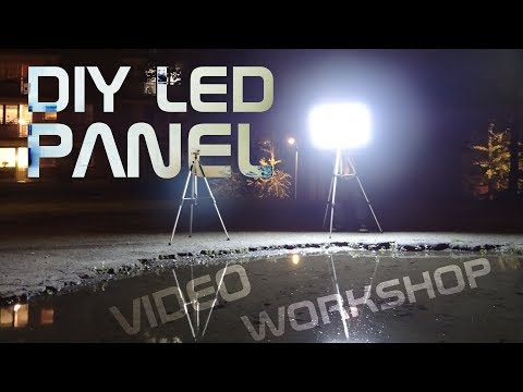 DIY LED panel - Super bright light out of LED strips for video and workshop