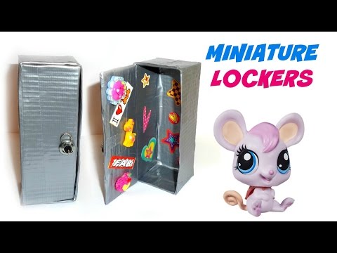 DIY LPS Lockers  - DIY LPS Crafts &amp;amp; Stuff