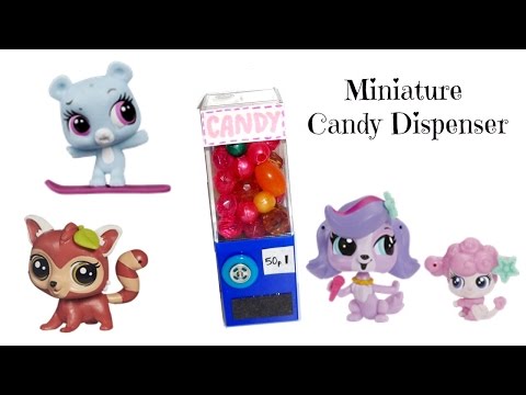 DIY LPS Stuff &amp;amp; Doll Crafts - How to Make a Miniature Candy Dispenser