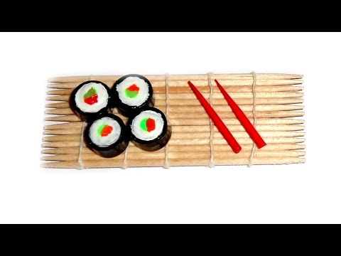 DIY LPS Sushi - How to Make DIY LPS Food Crafts &amp;amp; Doll Crafts