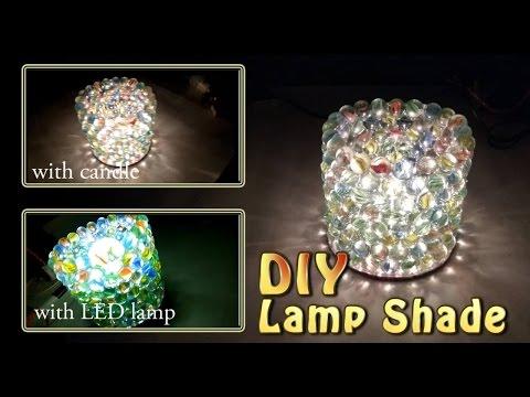 DIY Lamp Shade - with Glass Marbles