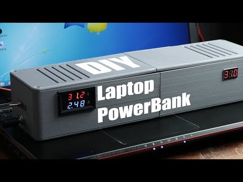 DIY Laptop PowerBank (battery pack to charge your laptop on the go)