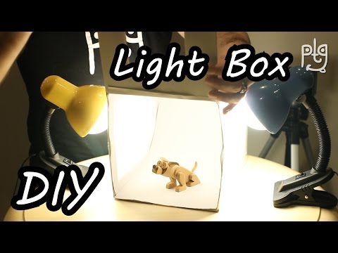 DIY Light Box - How To Make White Box for close-up photos - Build LightBox