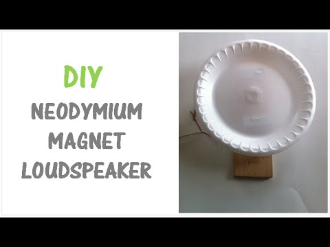 DIY Loudspeaker (round neodymium magnet)