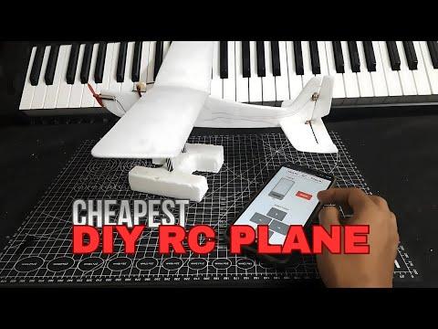 DIY Low-Cost 3-Channel RC Plane with ESP32 Wi-Fi Control | Code &amp; Templates in Description!