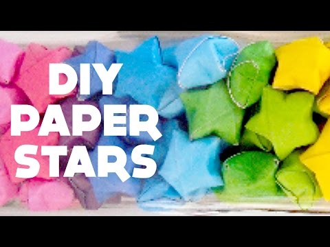 DIY Lucky Stars // Paper Star