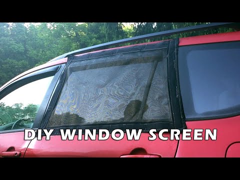 DIY Magnetic Window Screen