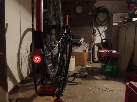 DIY Magnetic induction bike light Completed