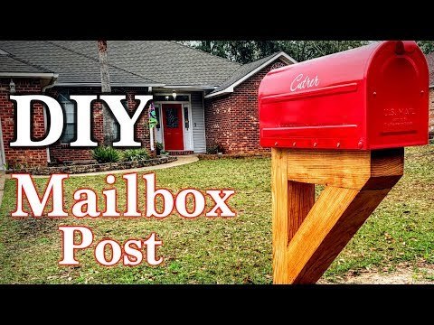 DIY Mailbox Post