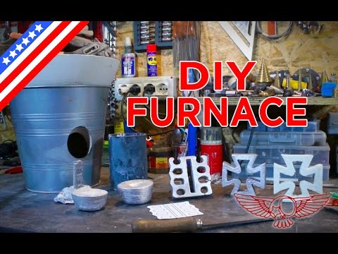 DIY Metal Foundry Project Tutorial - How to make a homemade foundry - ep 31 p1 - Roma Custom Bike