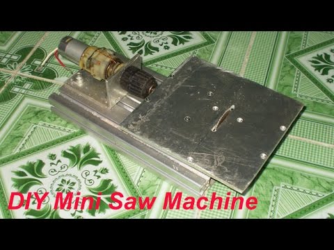 DIY Micro Wood Circular Table Jig Saw Cutting Machine Multi Tool Free Energy Generator Homemade