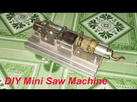 DIY Mini Wood Circular Table Jig Saw Cutting Machine Multi Tool Free Energy Generator Homemade