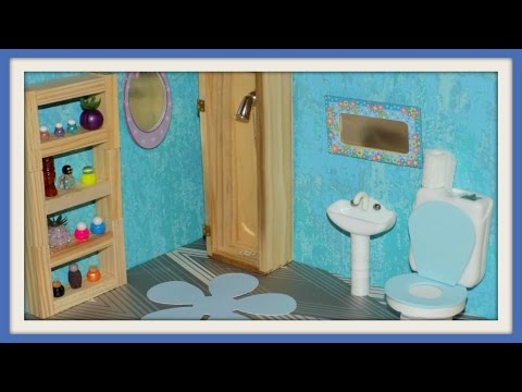 DIY Miniature Dollhouse Bathroom