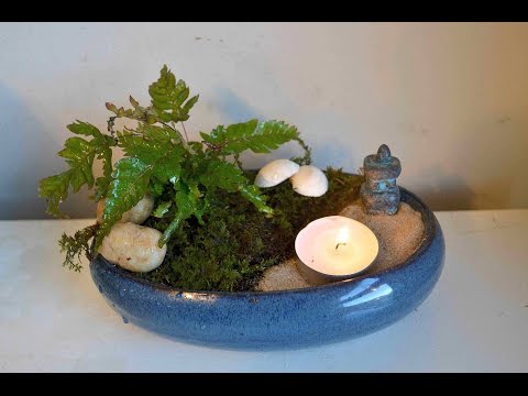 DIY Miniature Fairy Meditation Garden