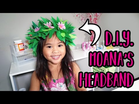 DIY Moana Headband | Flower Headband Craft