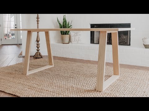 DIY Modern Dining Table | Woodbrew