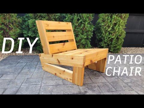 DIY Modern Patio Chair