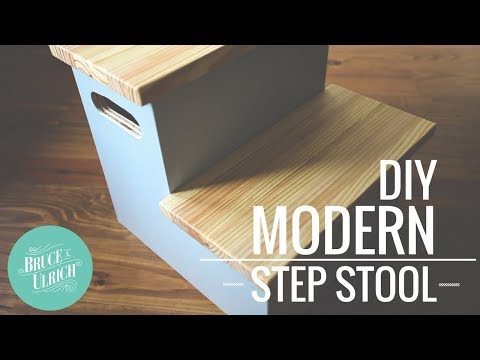 DIY Modern Step Stool