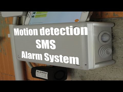 DIY Motion Detection SMS Alarm System